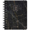 Picture of A6 SCHOLASTIC DIARY 24/25 DAY A PAGE BLACK MARBLE